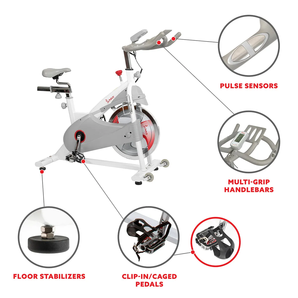 Premium Magnetic Belt Drive  Indoor Cycling Bike