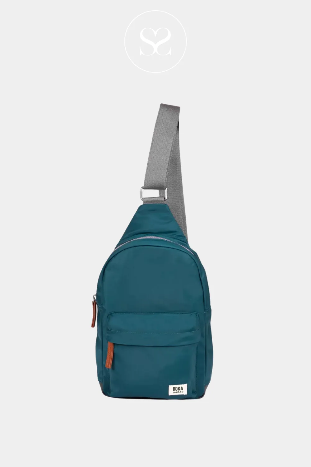 ROKA WILLESDEN TEAL CROSS BODY BACK PACK