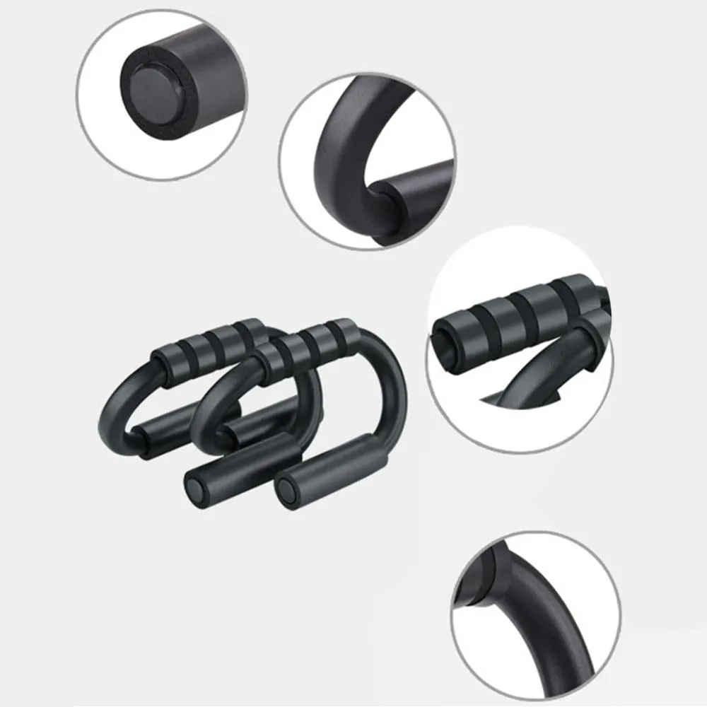 S Shape Fitness Push Up Bar Aluminium Alloy Push-Ups Stands Bars Tool For Fitness Chest Training Equipment Exercise Training