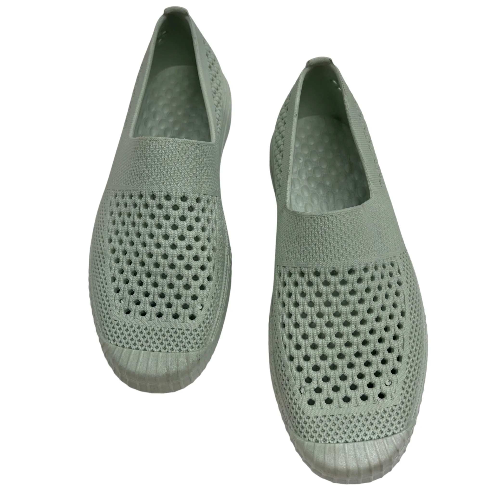 Sandals Flats By Layer 8 In Aqua, Size:7