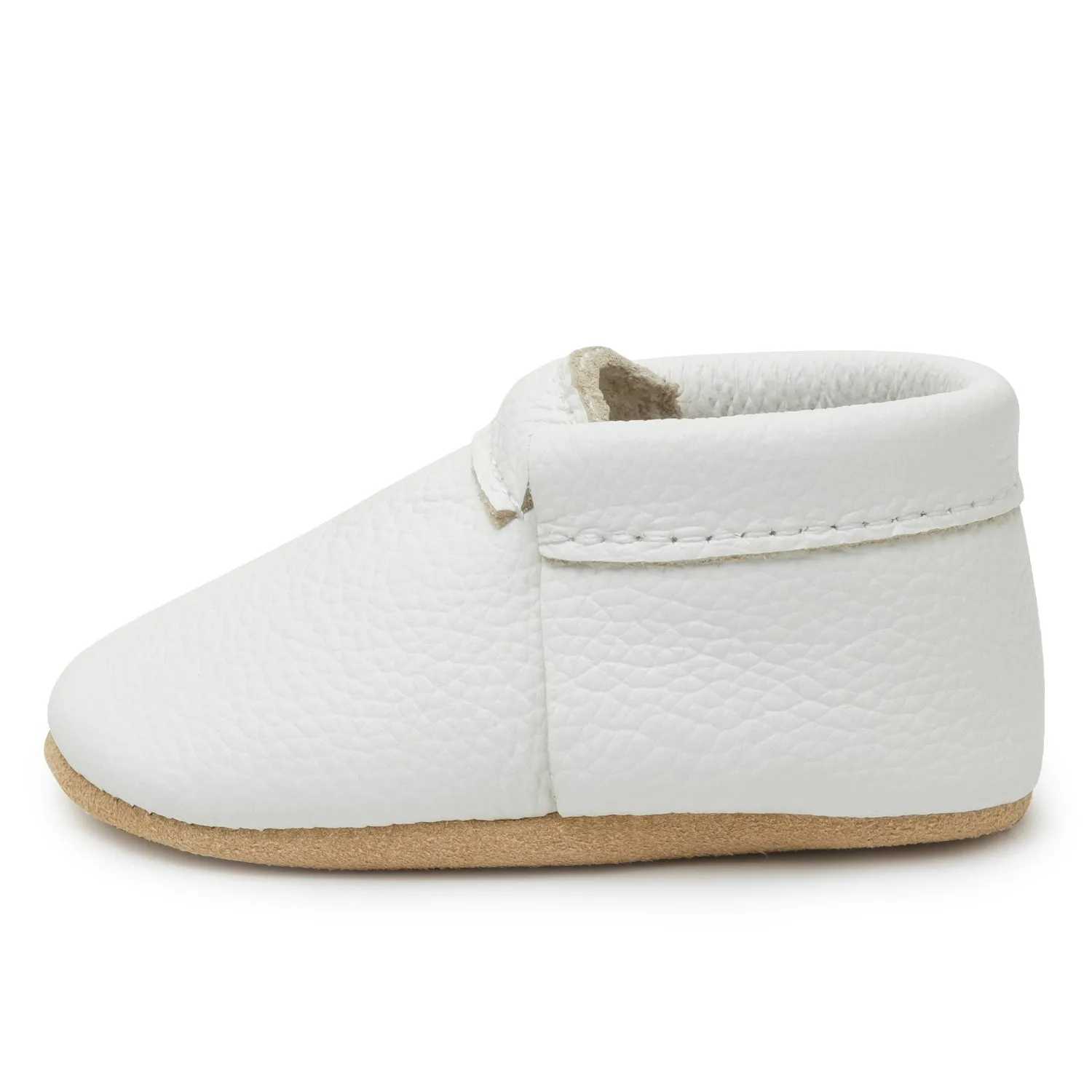 Seashell Fringeless Moccasins