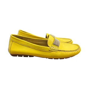 Shoes Flats By Vaneli In Yellow, Size:7.5