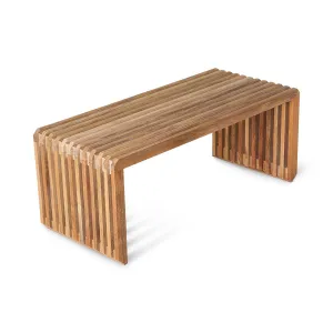 Slatted Bench/Element Teak