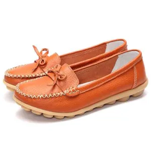 Slip On Casual Women Outdoor Round Toe Flat Loafers Shoes
