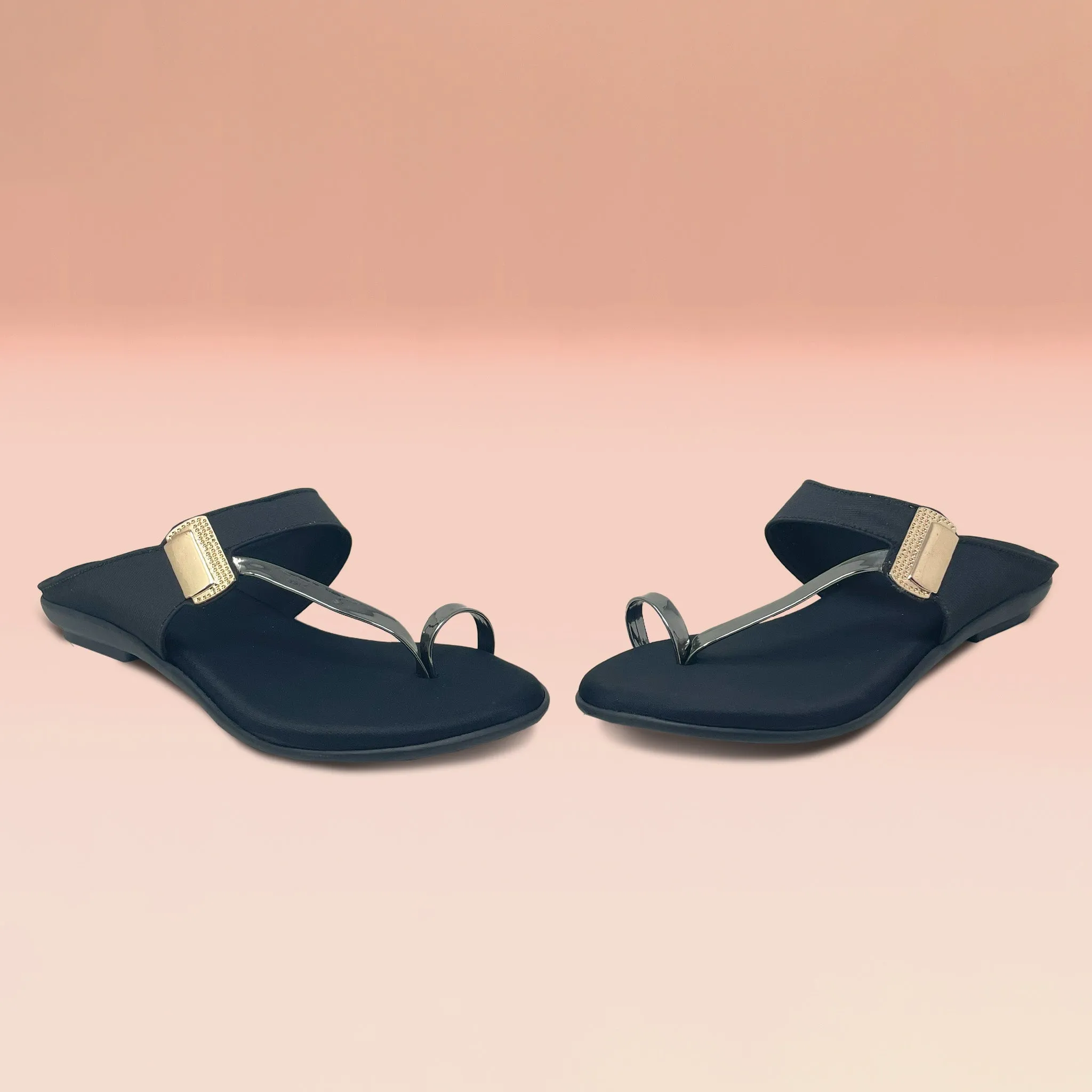 Strappy Toe-Ring Flats