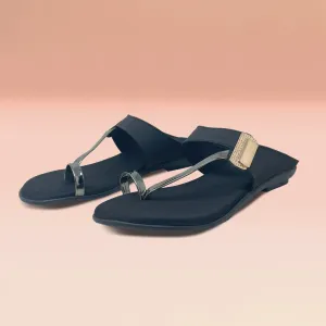 Strappy Toe-Ring Flats