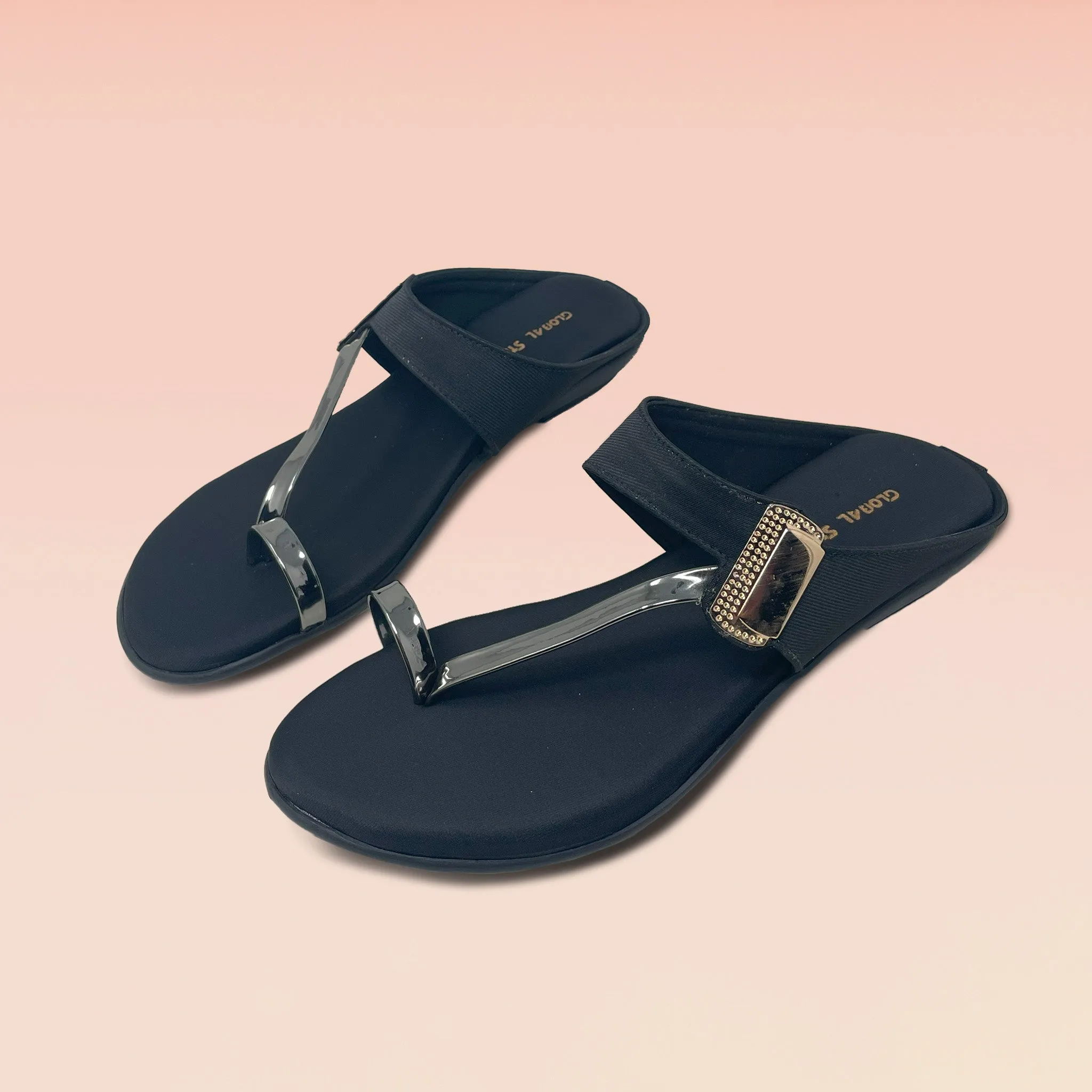 Strappy Toe-Ring Flats