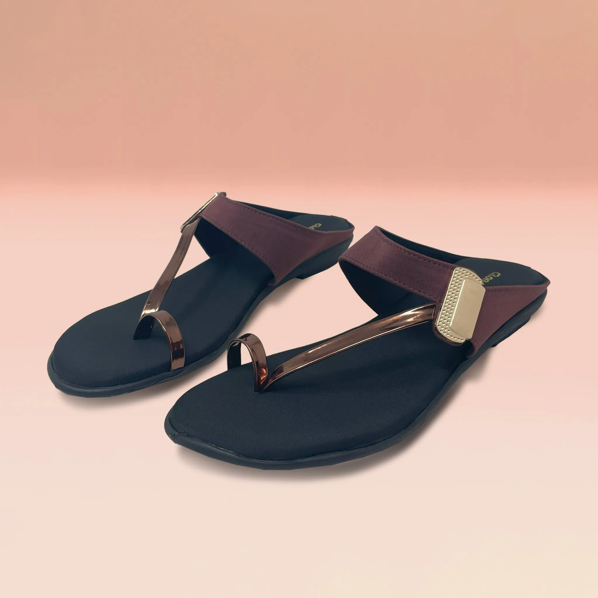 Strappy Toe-Ring Flats