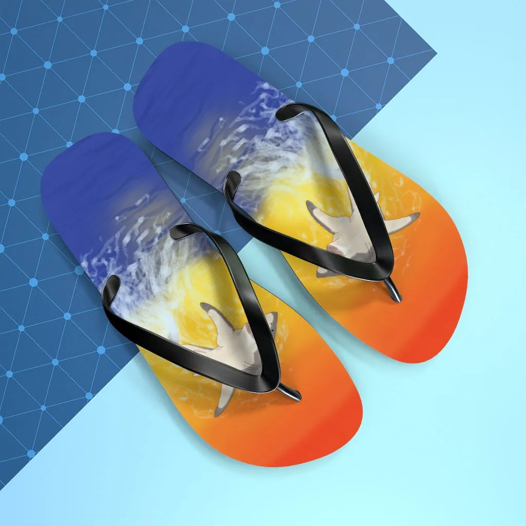 Sunset Breach Flip Flops