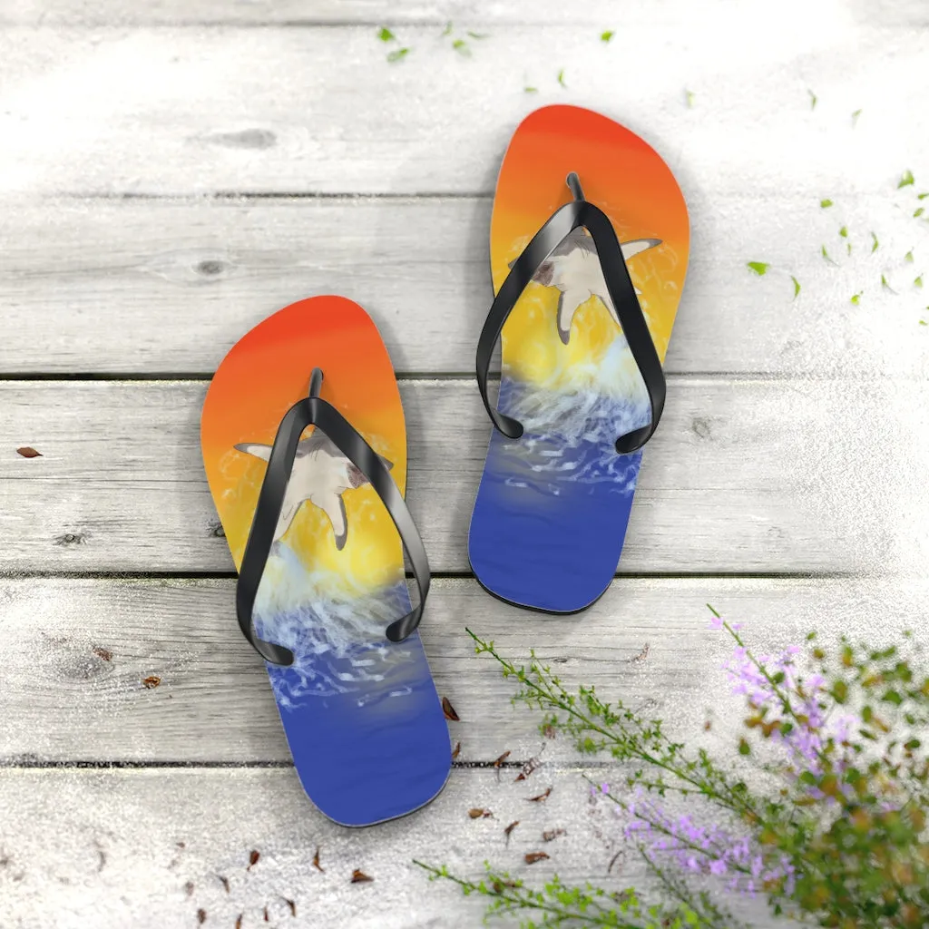Sunset Breach Flip Flops