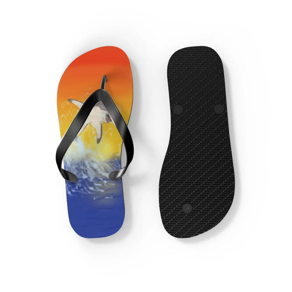 Sunset Breach Flip Flops