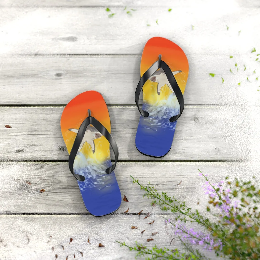 Sunset Breach Flip Flops