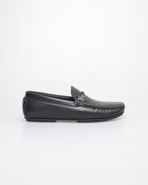 Tomaz C620 Men's Knit Accent Buckle Moccasins