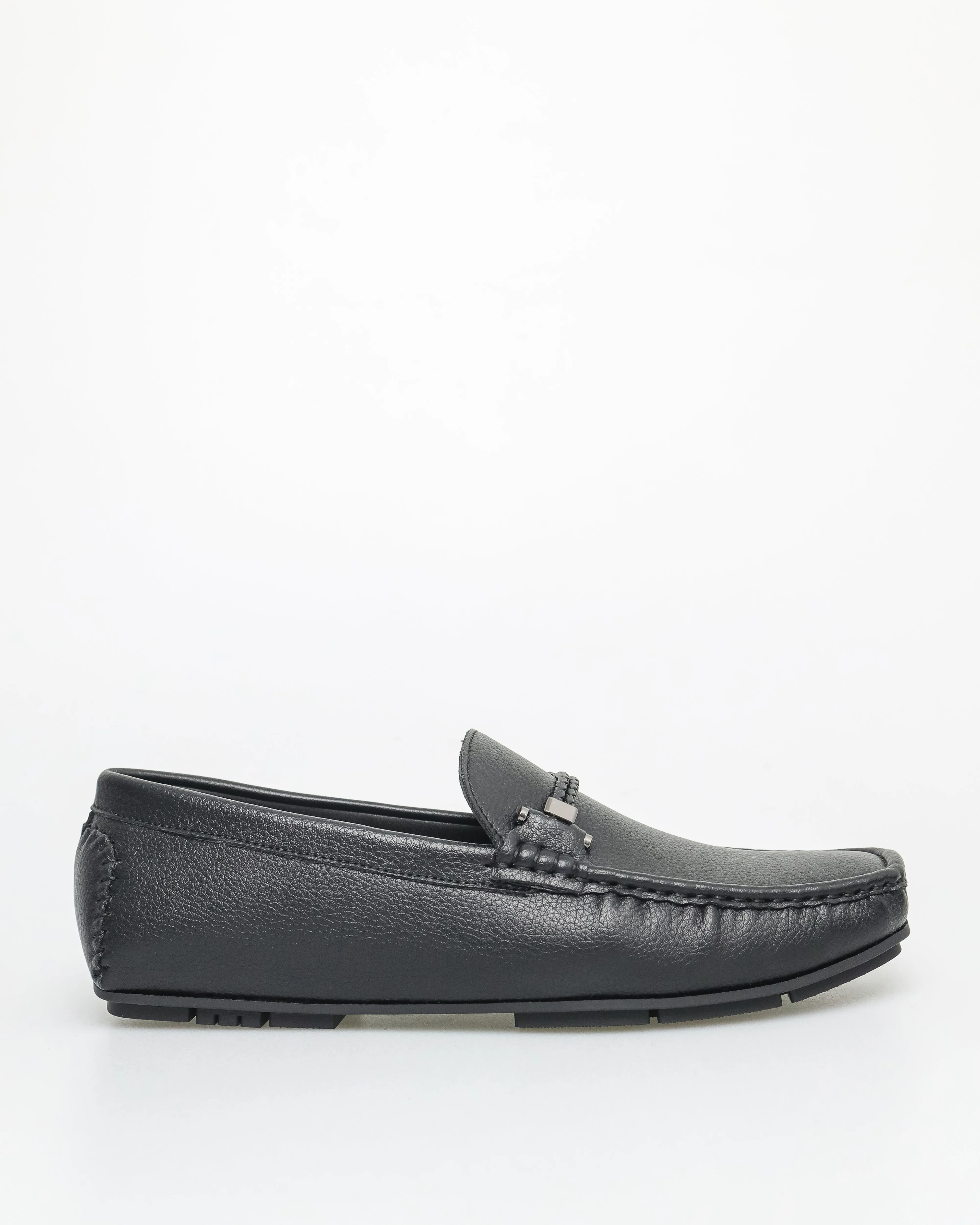 Tomaz C621 Men's Braided Metal Buckle Moccasins