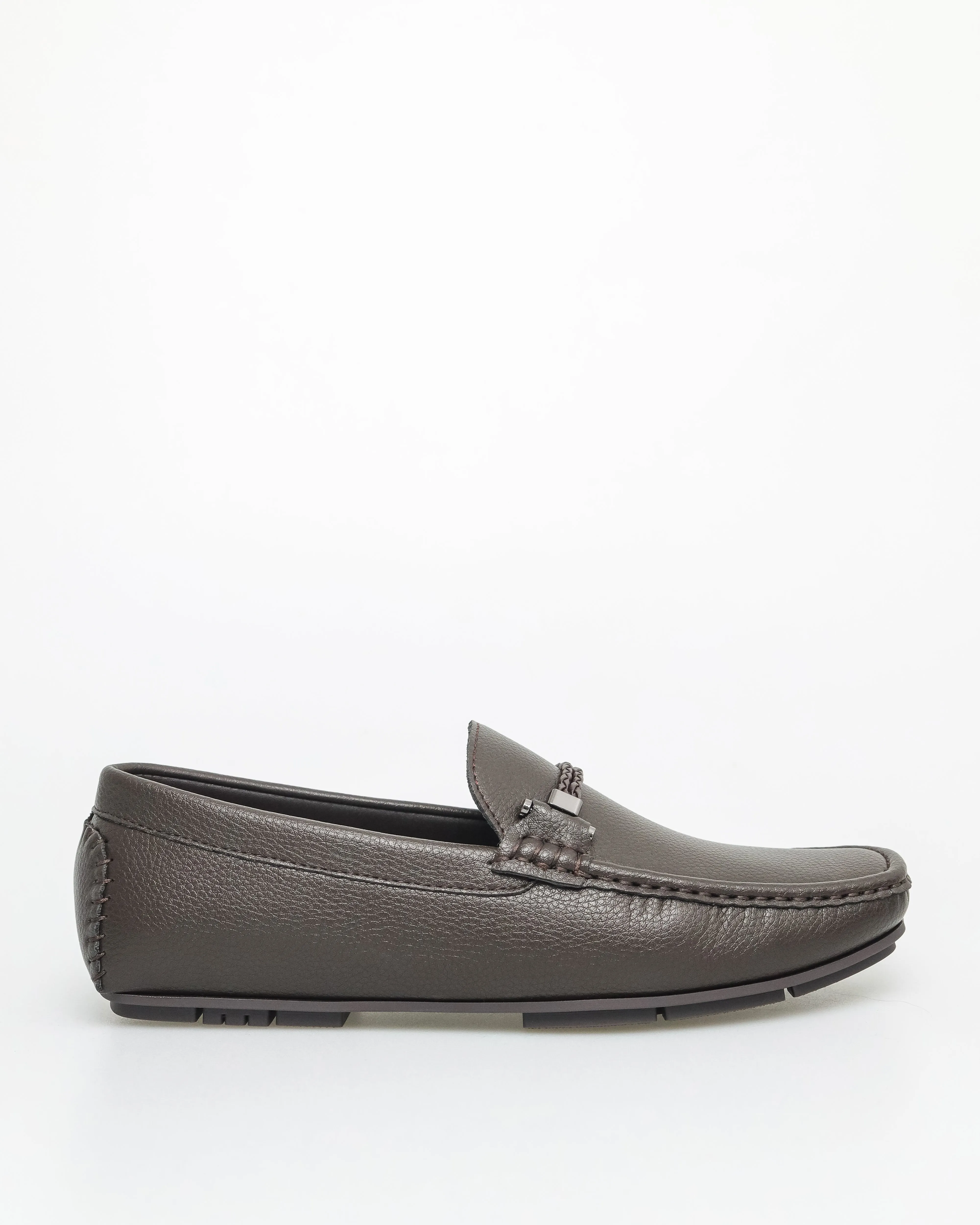 Tomaz C621 Men's Braided Metal Buckle Moccasins