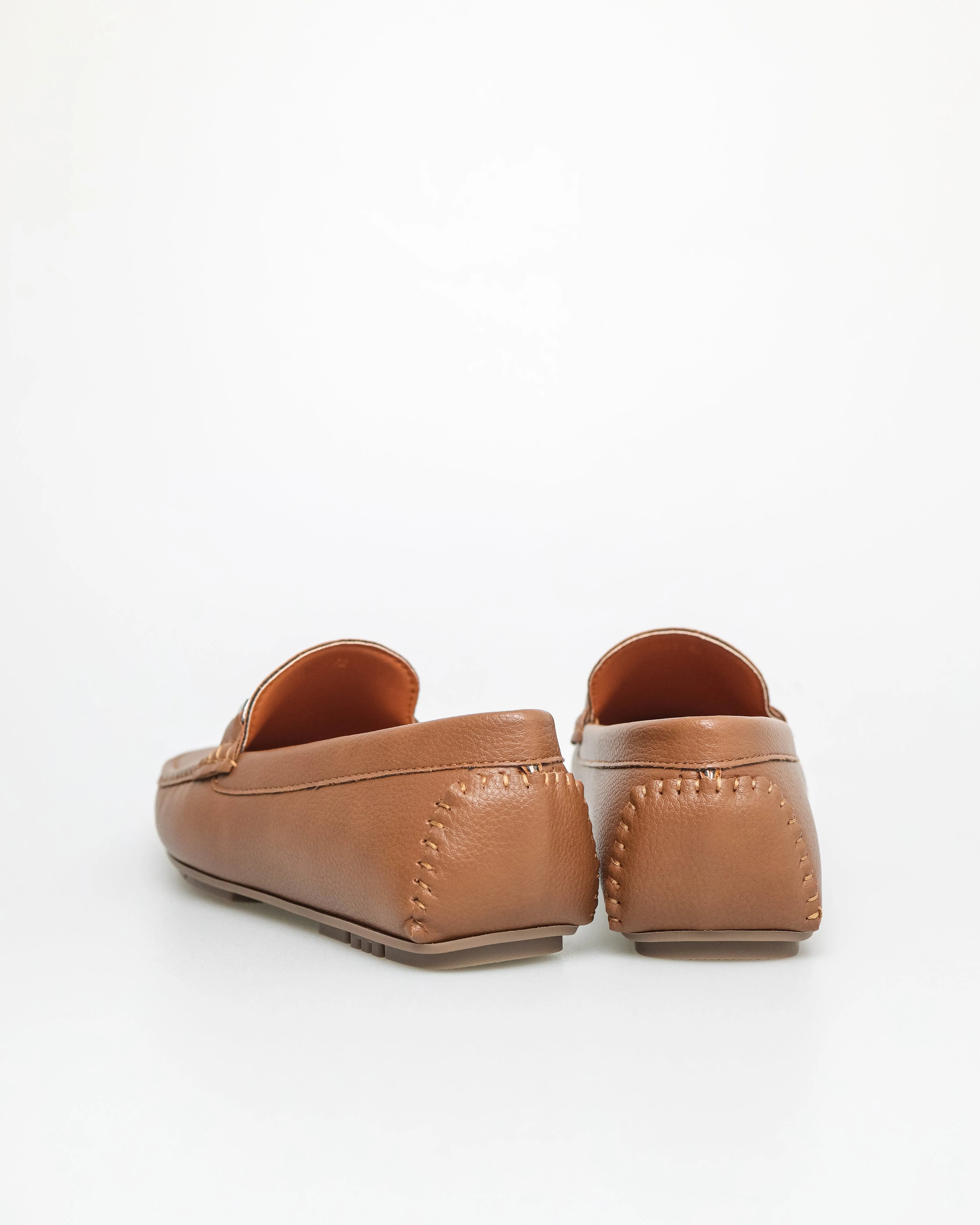 Tomaz C621 Men's Braided Metal Buckle Moccasins