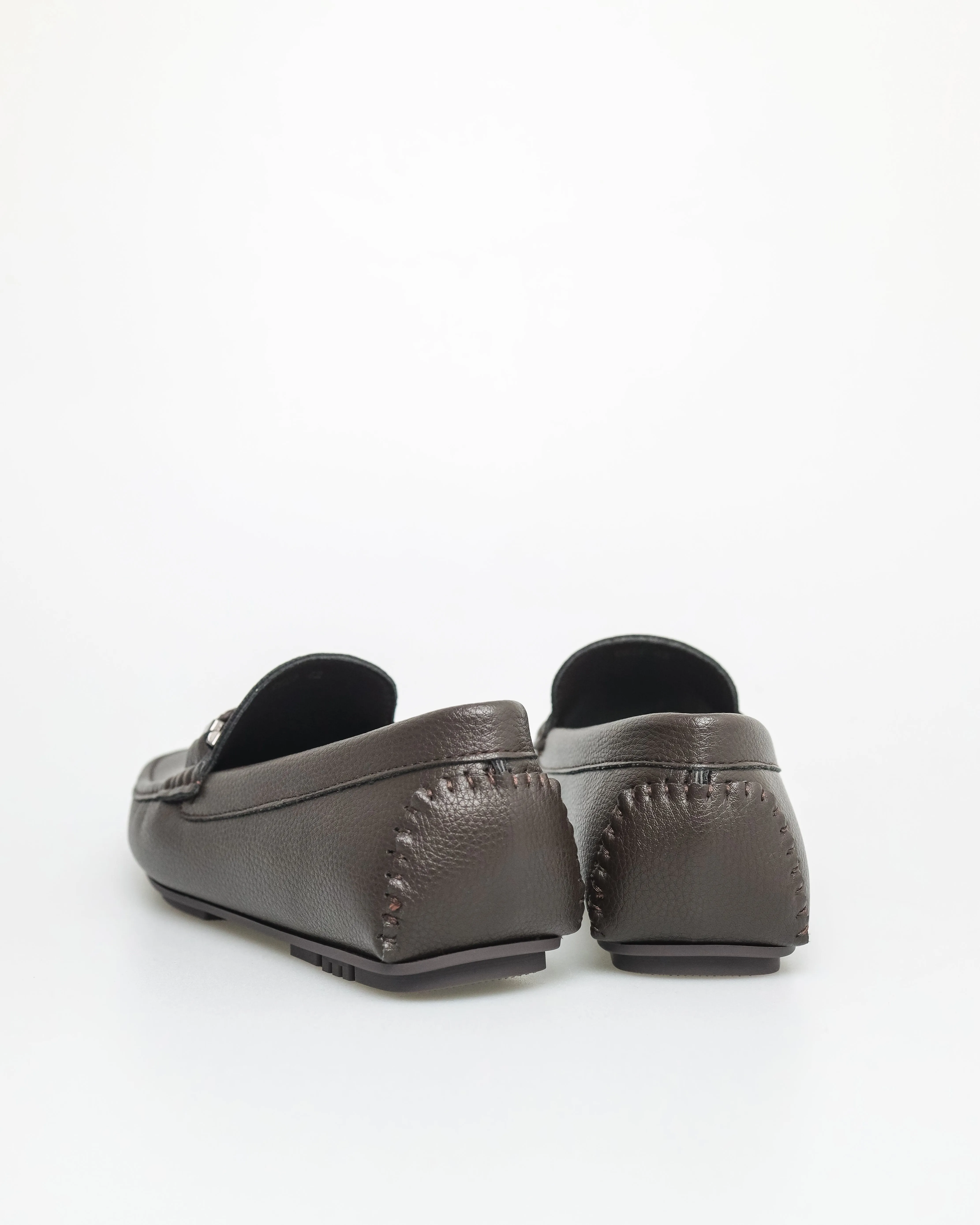 Tomaz C621 Men's Braided Metal Buckle Moccasins