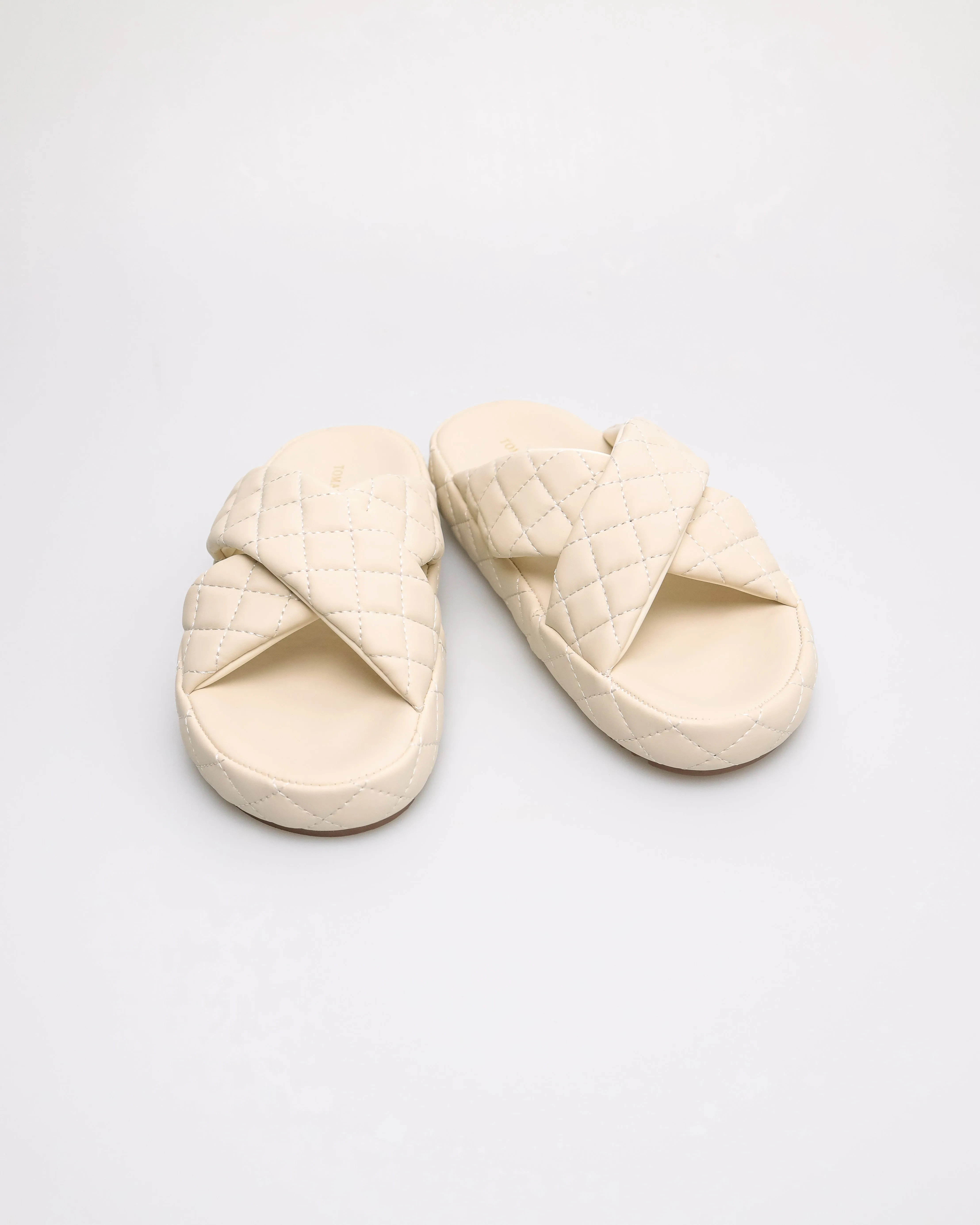 Tomaz NN394 Ladies Cross Quilted Slipper