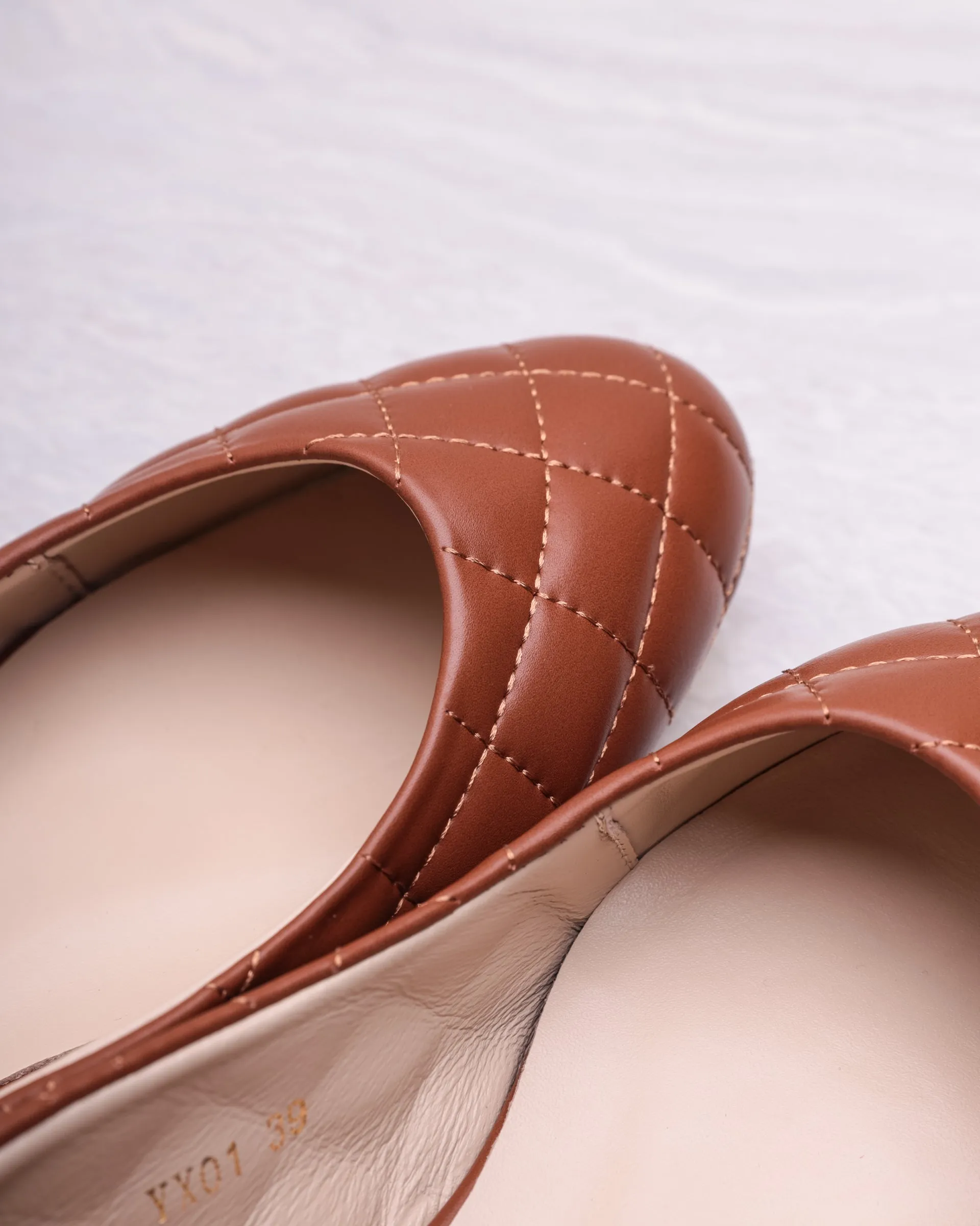 Tomaz YX01 Ladies Quilted Heels