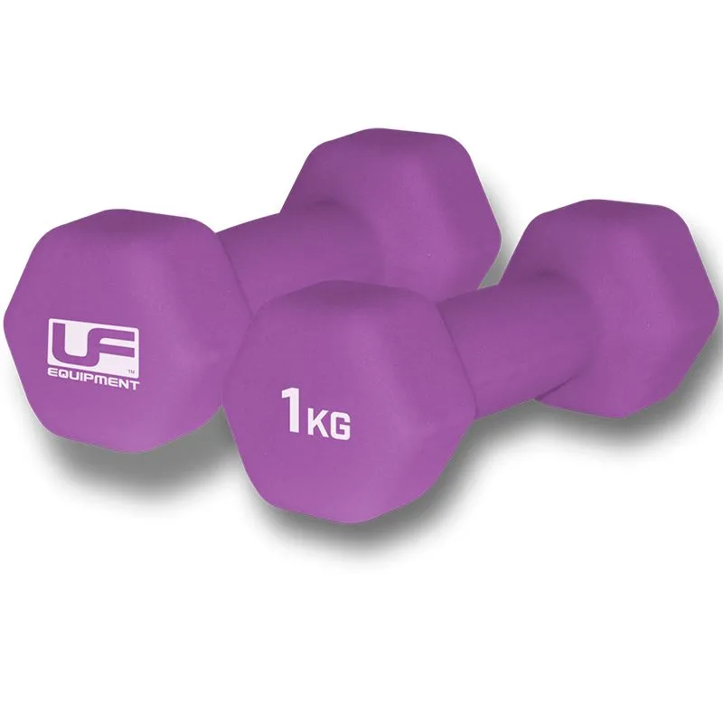 Urban Fitness Neoprene Hex dumbells