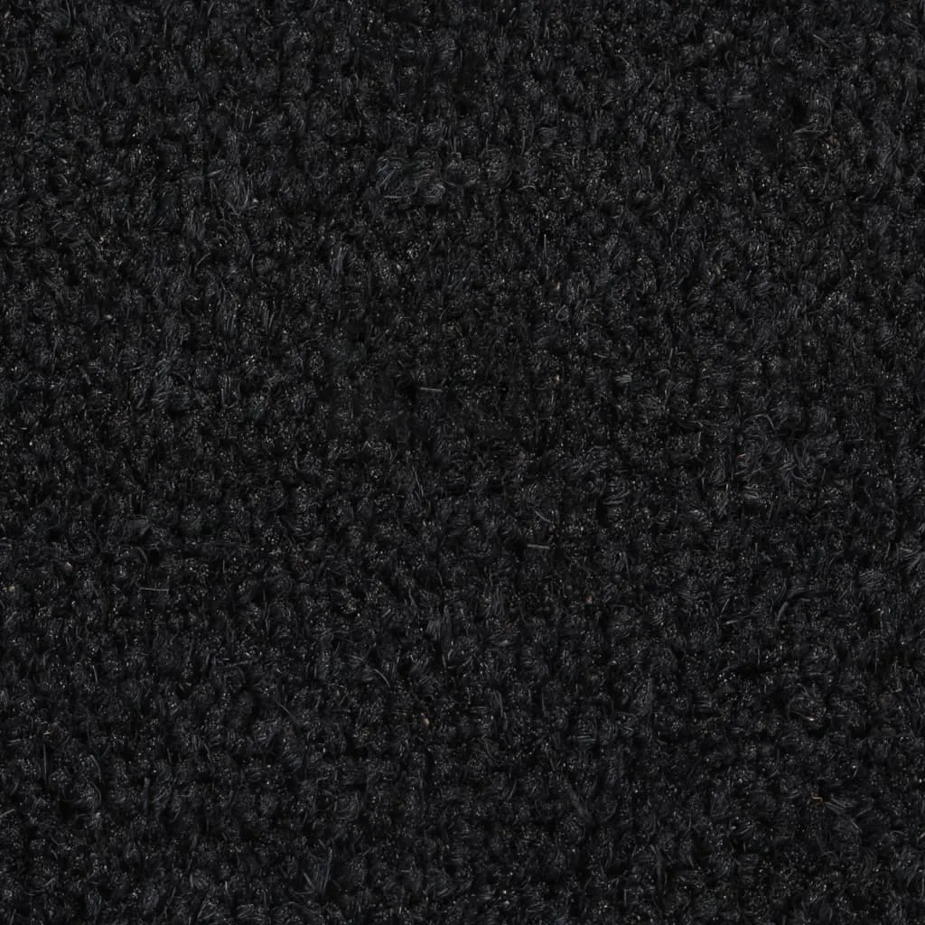 vidaXL Door Mat Black 90x150 cm Tufted Coir