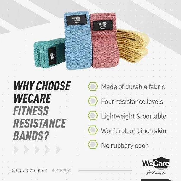 WeCare Fitness Resistance Band Strength Training 4 Pack