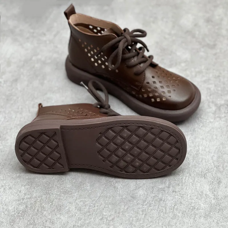 Women Breathable Hollow-out Sandal Boots