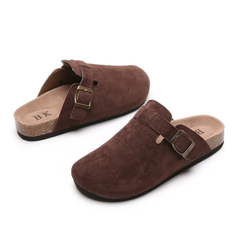 Women fashionable non-slip Soft Slippers with Arch Support and Adjustable Buckle