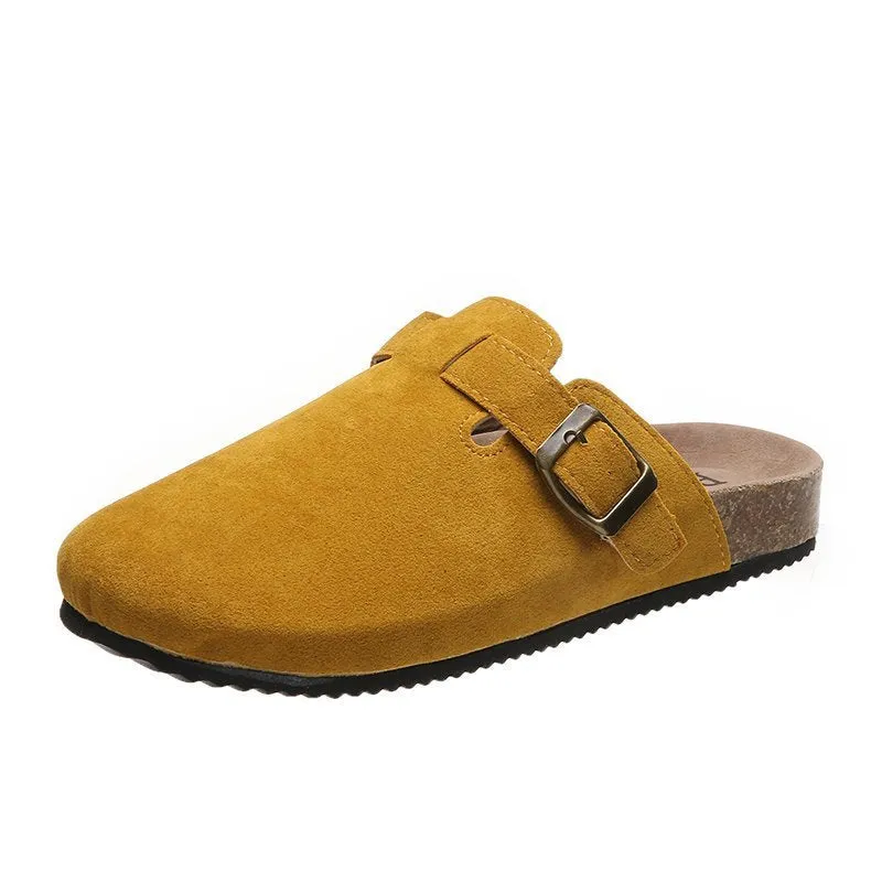 Women fashionable non-slip Soft Slippers with Arch Support and Adjustable Buckle
