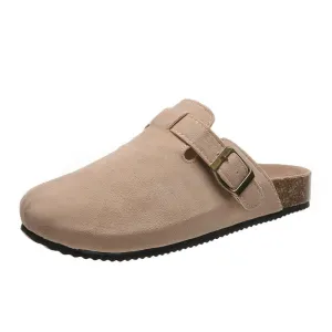 Women fashionable non-slip Soft Slippers with Arch Support and Adjustable Buckle