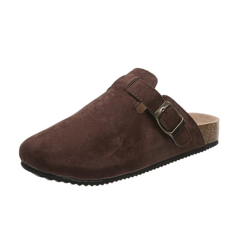Women fashionable non-slip Soft Slippers with Arch Support and Adjustable Buckle