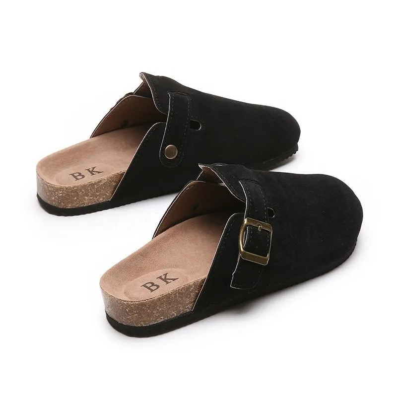 Women fashionable non-slip Soft Slippers with Arch Support and Adjustable Buckle