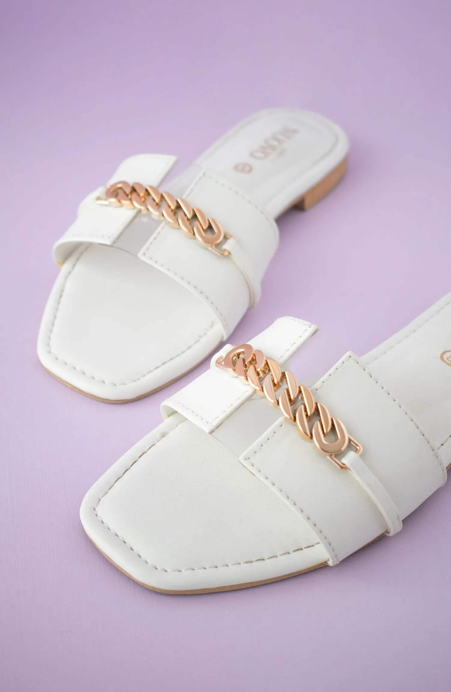 Women Slippers -  WHITE (ORFS-22-006 WHITE)