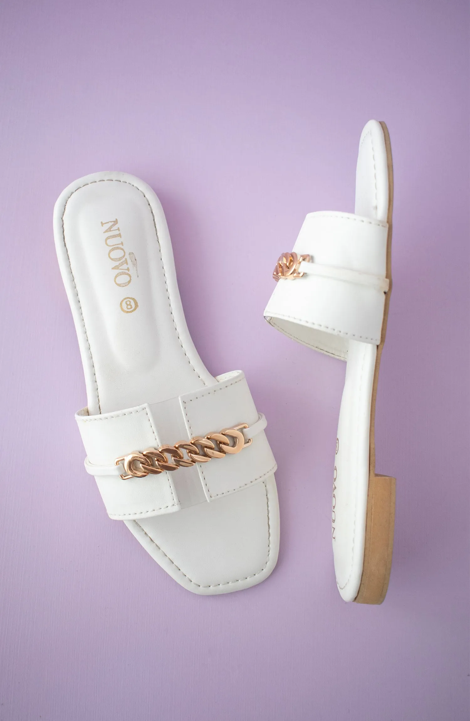Women Slippers -  WHITE (ORFS-22-006 WHITE)