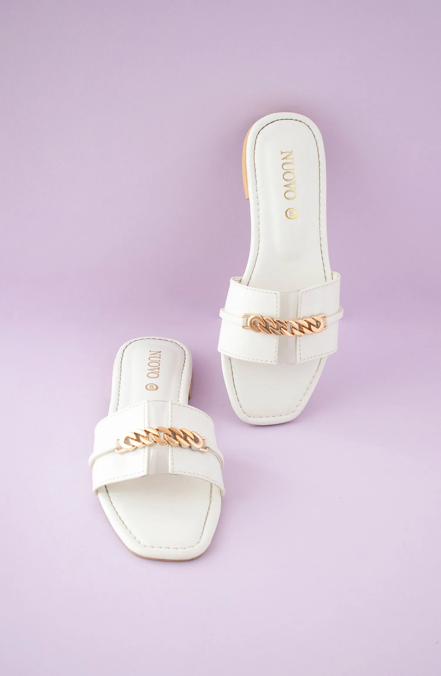 Women Slippers -  WHITE (ORFS-22-006 WHITE)