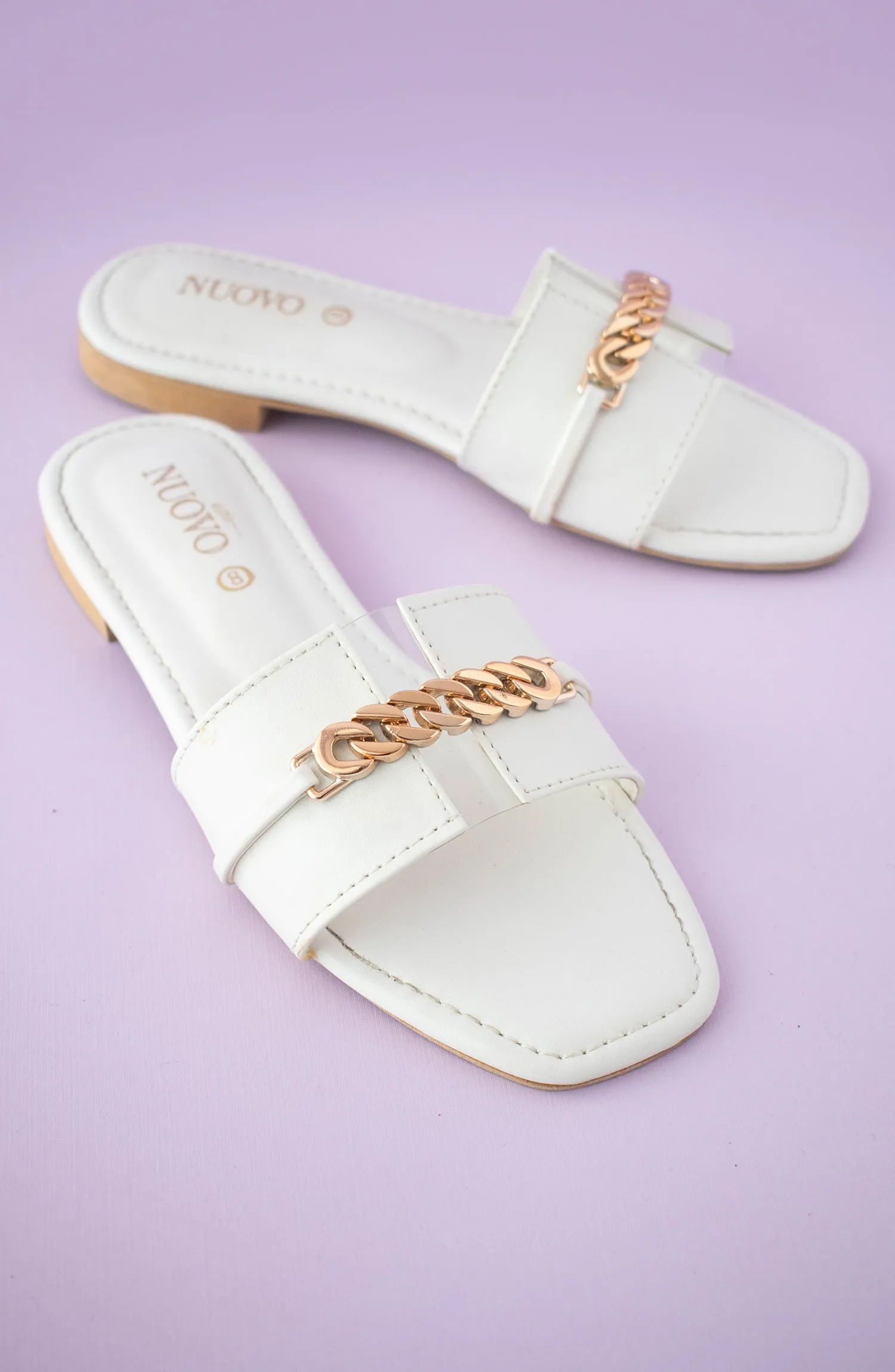 Women Slippers -  WHITE (ORFS-22-006 WHITE)