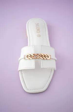 Women Slippers -  WHITE (ORFS-22-006 WHITE)