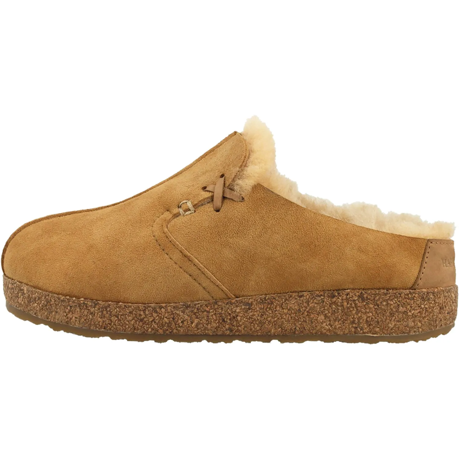 Women's Haflinger Saskatchewan Tan Lambskin Suede