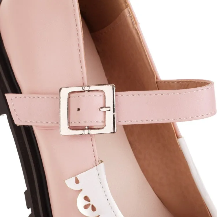 Women's  Platform Flats Mary Jane Shoes