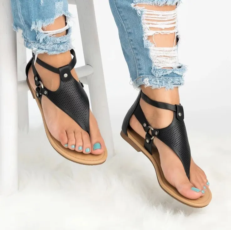 Women's S summer toe flat sandals