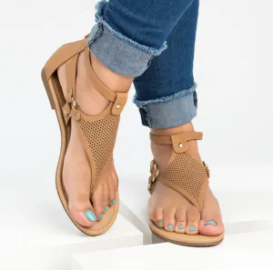Women's S summer toe flat sandals