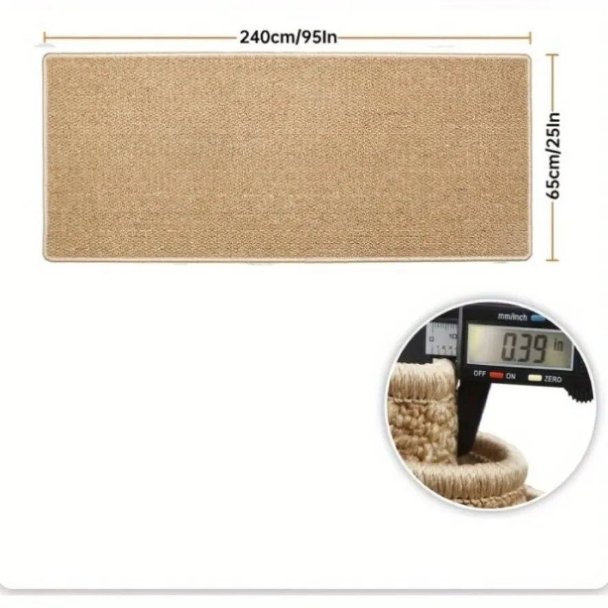 ZUN 1Pc Laundry Room Rug 25X95In, Supert Absorbent Runner Rugs, Satin Resistant Washable Non Skid And 83727914